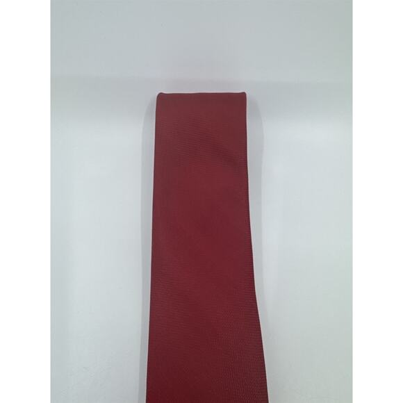 Nautica 100% Silk Red Men's Neck Tie - Picture 4 of 14